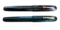 The Queen Ebonite Black Raw Fountain Pens Collection