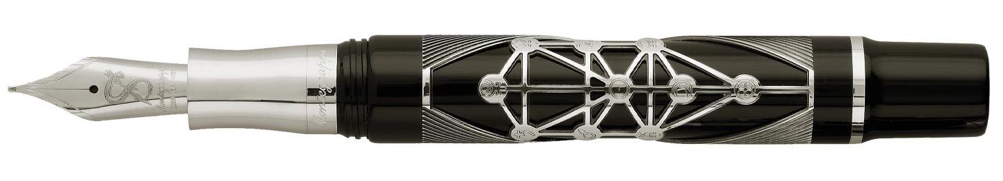 Montegrappa Cagliostro Silver Fountain Pen