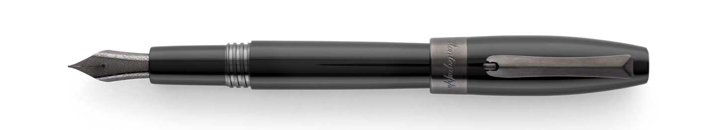 Fortuna - Montegrappa Fortuna Gun Metal Fountain Pen